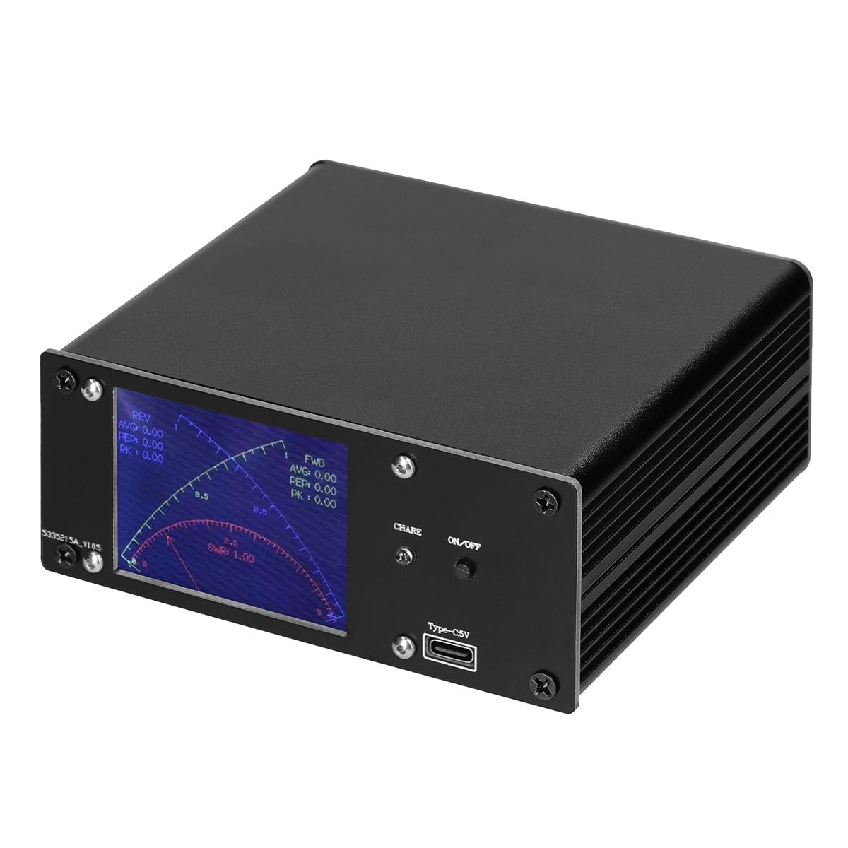 24Inch TFT Touch Screen Standing Wave Meter 04MHz-60MHz 01MW-1KW Instantaneous Power SWR PWR Short Wave Power Meter