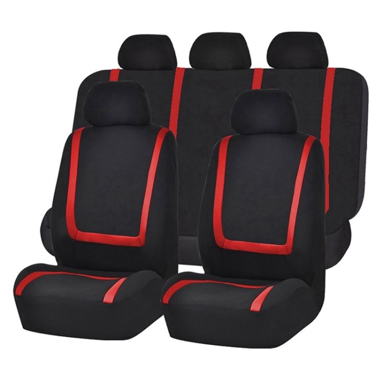 Universal Car Seat Cover Protector Interior Accessories 9pcs 9pcs Set Gray