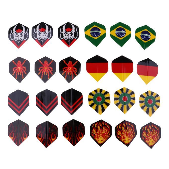 Standard Dart Flights Professional Durable Darts Tails 24 Assembly