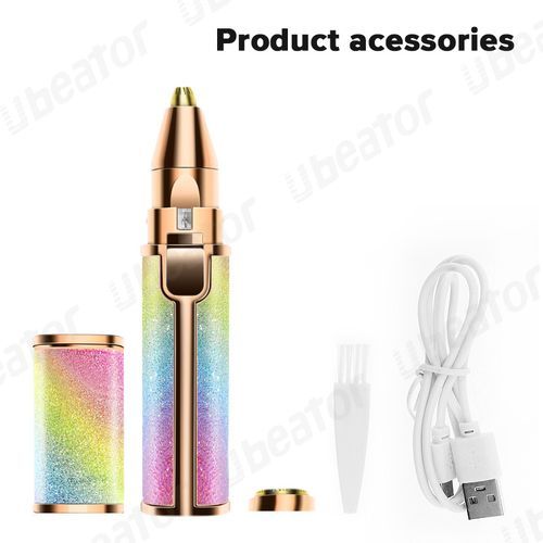Painless Hair Removal Portable 2 In 1 Interchangeable Electric Epilator Shavers