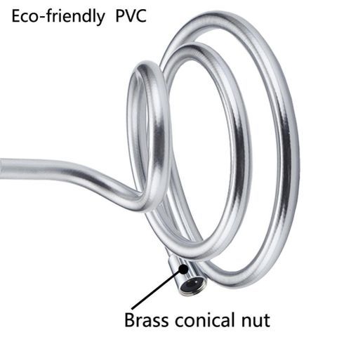 High Pressure PVC Smooth Flexible Shower Head Hose Bathroom Plumbing Hoses
