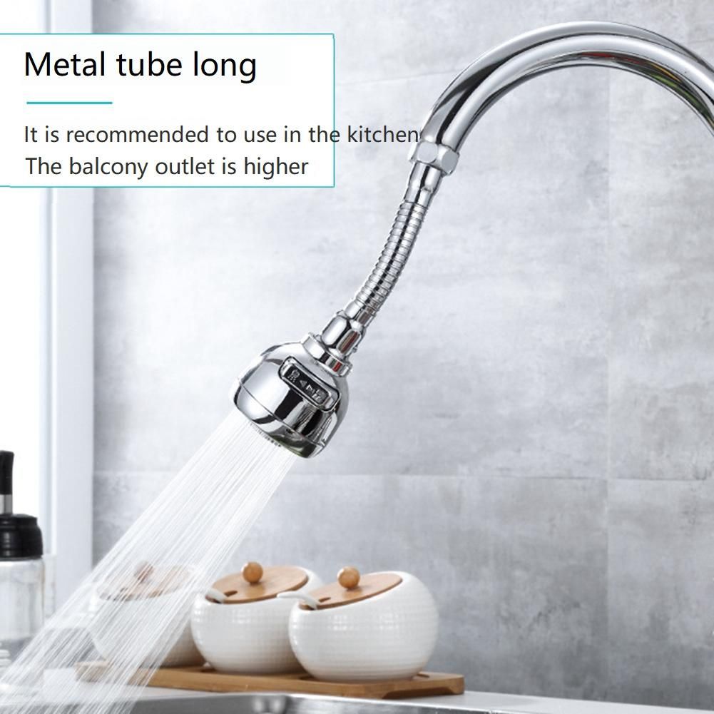 4PCS 360° Movable Kitchen Faucet Head Faucet Sprayer Head