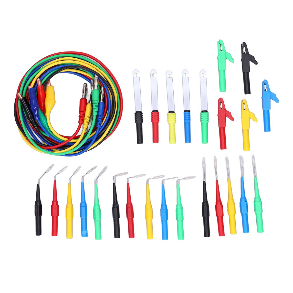 Banana Plug Test Leads Kit Good Conductivity 90° 135° 180°