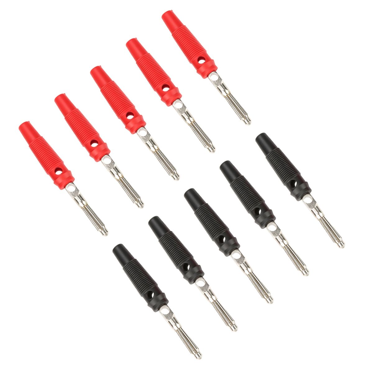 P3008 10PCS 4mm Banana Plug Jack For Speaker Amplifier Test