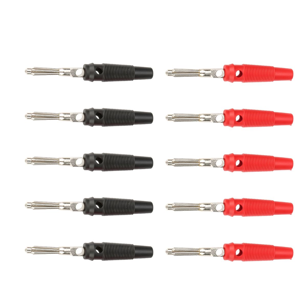 P3008 10PCS 4mm Banana Plug Jack For Speaker Amplifier Test