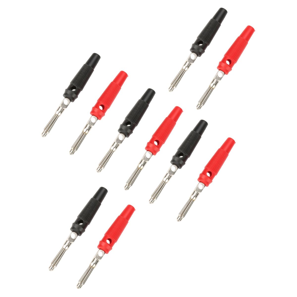 P3008 10PCS 4mm Banana Plug Jack For Speaker Amplifier Test
