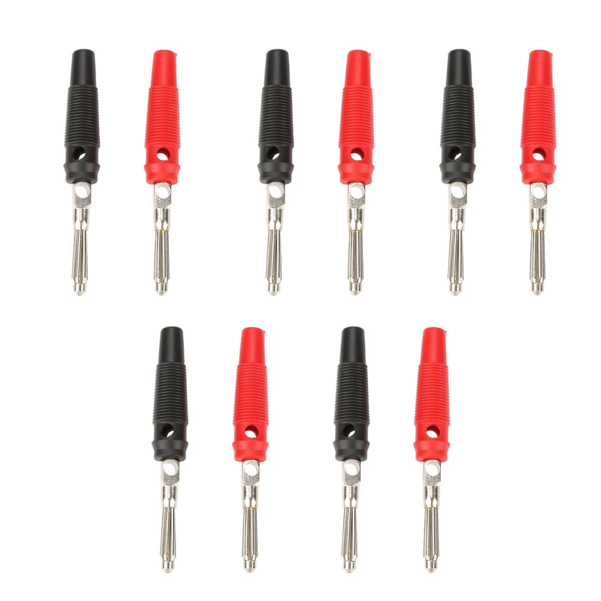 P3008 10PCS 4mm Banana Plug Jack For Speaker Amplifier Test