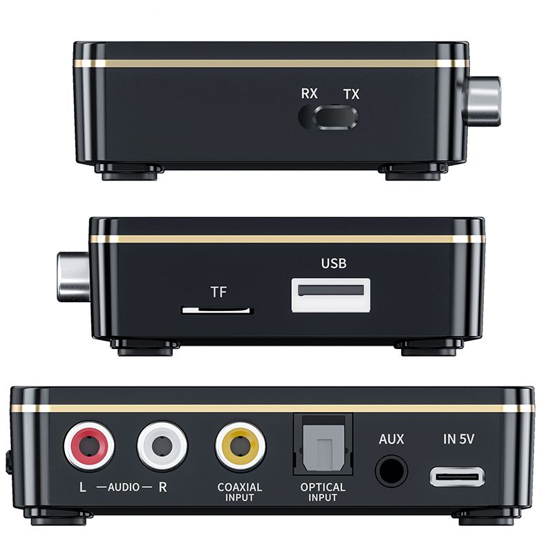 Bluetooth 5.0 Receiver Transmitter Nfc Led Stereo 3.5mm