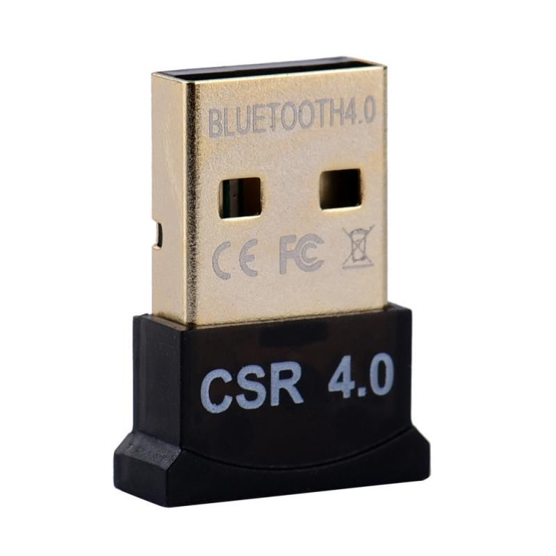 4.0 Blue-tooth Adapter Blue-tooth Audio Receiver USB Transmitter For PC Computer Laptop Printer Data Dongle Receiver Black