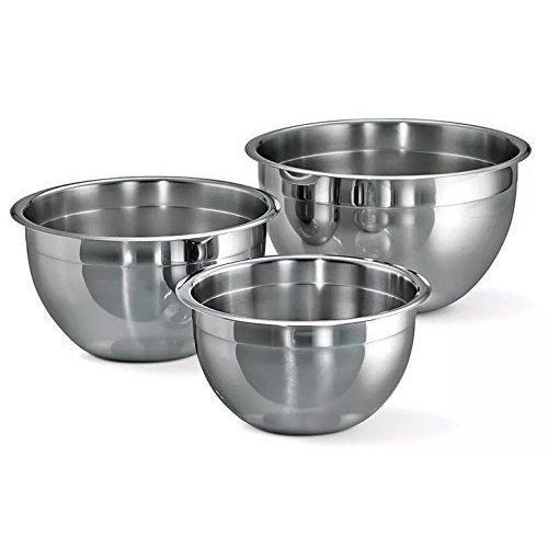 Stainless Steel Mixing Bowl Set Of 3