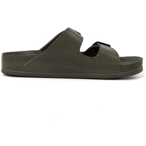 Men's Slippers Double Buckle Adjustable EVA Flat Sandals