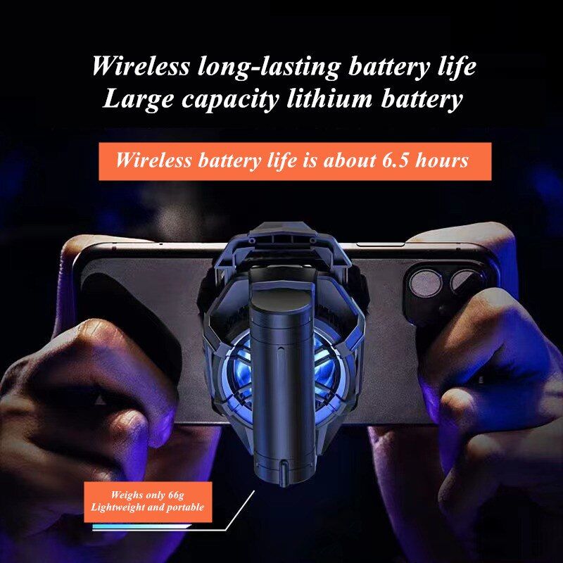 X29 Portable Semiconductor ABS + Alloy Mobile Phone Radiator With 2100mAh Battery For IOS Android Gaming Accessories Cooling Fan