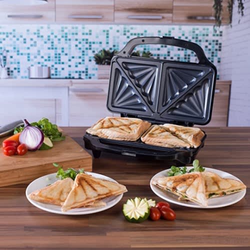900W Electric Xl Deep Fill Sandwich Toaster Press (ek2017s)