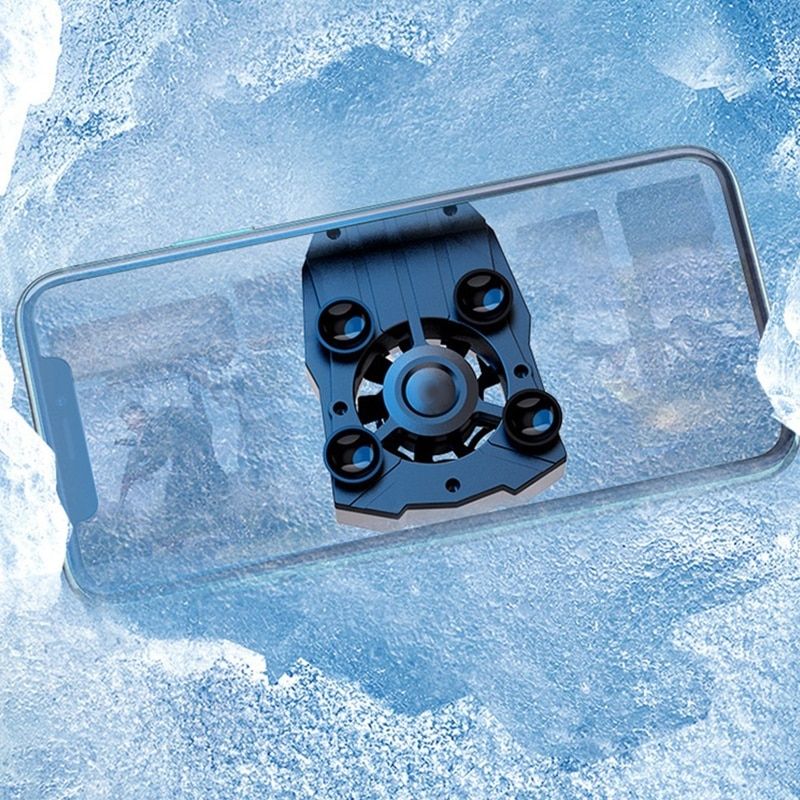 P11 Phone Radiator USB Rechargeable Cooler Cellphone Radiator Cooling Case 4700r/min Heat Sink For Mobile Gaming Video Streaming