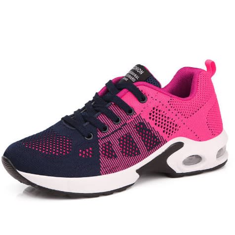 Unisex Sports Sneakers - Black Pink