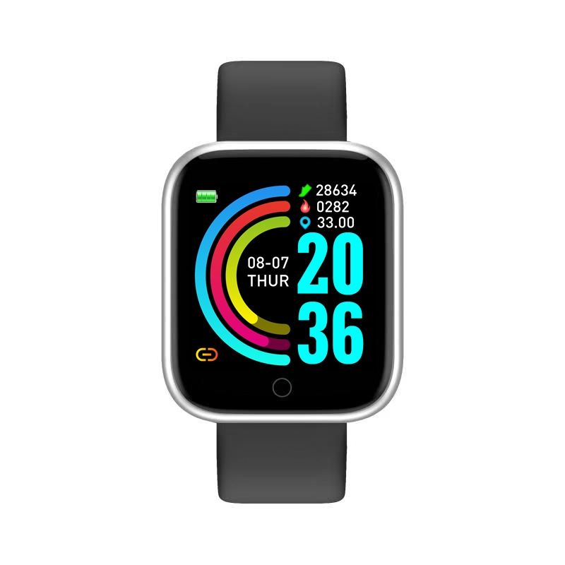B57S 1.3inch IPS Color Screen Smart Watch IP67 Waterproof,Support Call Reminder /Heart Rate Monitoring/Blood Pressure Monitoring/Sleep Monitoring(Silver)