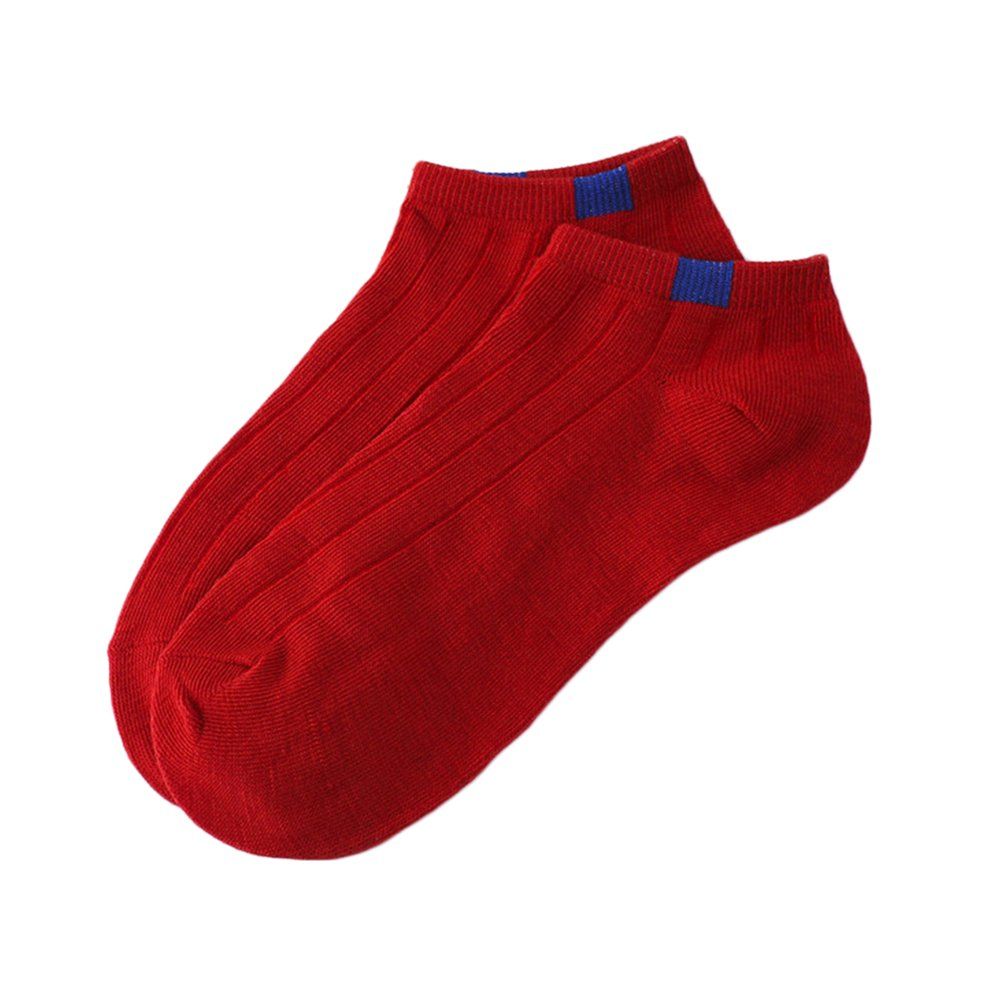 Boat Socks Student Tide Socks Female Low Help Invisible Socks Shallow Socks-red