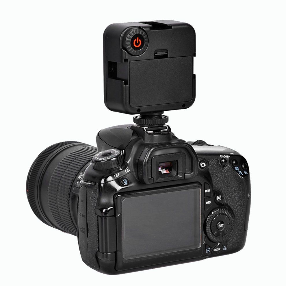 TB Flash Mini Pro Led-49 Video Light 49 Led Flash Light For Dslr Camera Camcorder Black