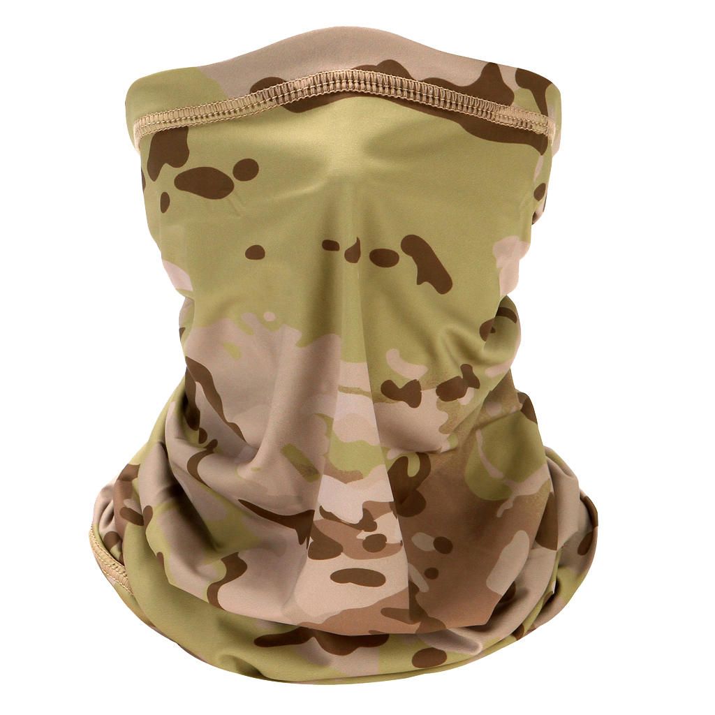 4Pcs Cycling Face Cover Guard Silk Like Balaclava Headscarf Neck
