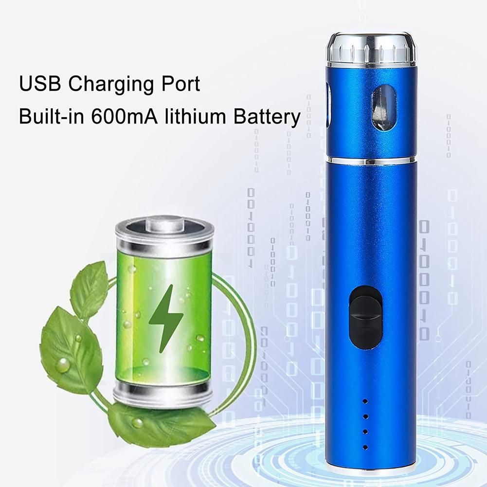 Electric Portable  USB Rechargeable Spice Multipurpose for Fluffy Product and the Kitchen Grinding Blue