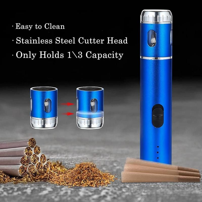 Electric Portable  USB Rechargeable Spice Multipurpose for Fluffy Product and the Kitchen Grinding Blue