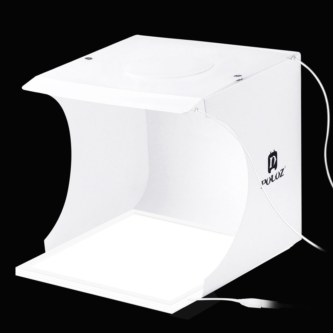 PULUZ Mini LED Photography Shadowless Light Lamp Panel Pad + Studio Shooting Tent Box, Acrylic Material, 20cm X 20cm Effective Area