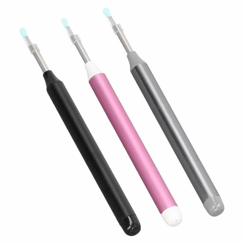 Ear Wax Removal Tool Camera Cleaner Earwax Remover Kit Wireless Visible Otoscope For Smartphone Endoscope Camera-pink