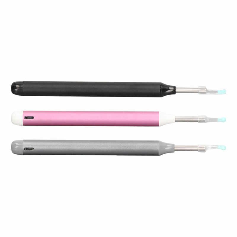 Ear Wax Removal Tool Camera Cleaner Earwax Remover Kit Wireless Visible Otoscope For Smartphone Endoscope Camera-pink