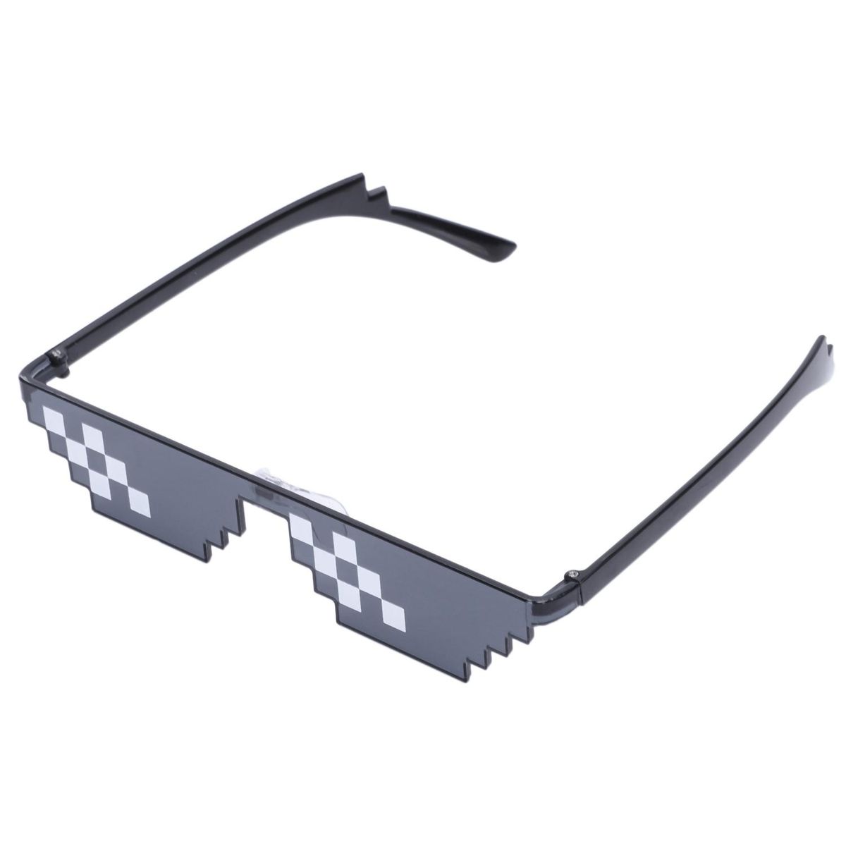 Thug Life Cosplay Sunglasses Japanese Pixels for Party  Cosplay Sunglasses Black 2