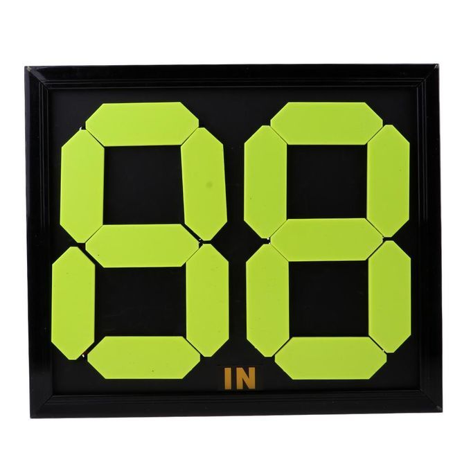 Football Substitution Card Double Side Display 4-digits Fluorescent