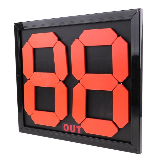 Football Substitution Card Double Side Display 4-digits Fluorescent