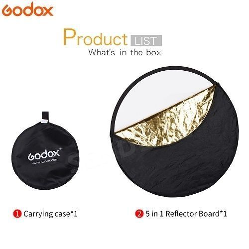 Light Reflector Diffuser Disc For Photography With Bags,80cm
