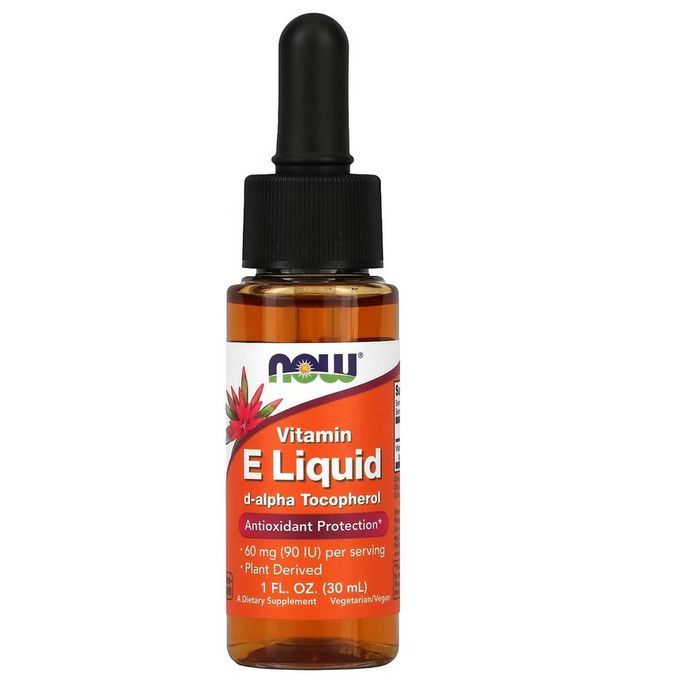 Natural Vitamin E-Oil Liquid (D-Alpha Tocopherol), Antioxidant Protection 29ml