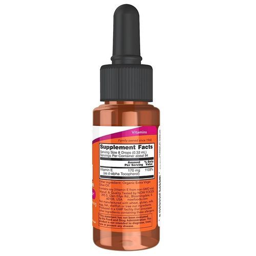 Natural Vitamin E-Oil Liquid (D-Alpha Tocopherol), Antioxidant Protection 29ml