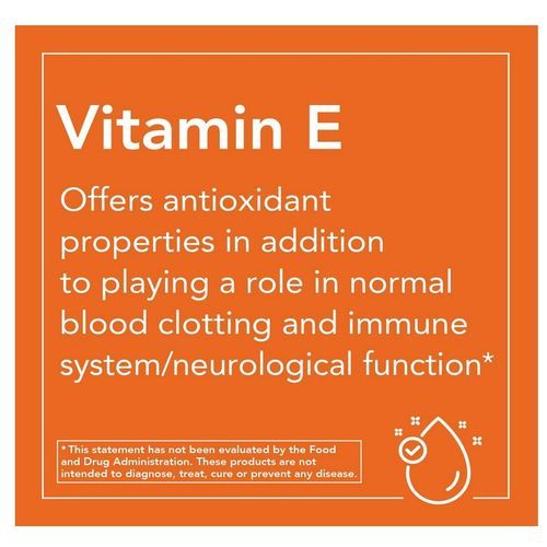 Natural Vitamin E-Oil Liquid (D-Alpha Tocopherol), Antioxidant Protection 29ml