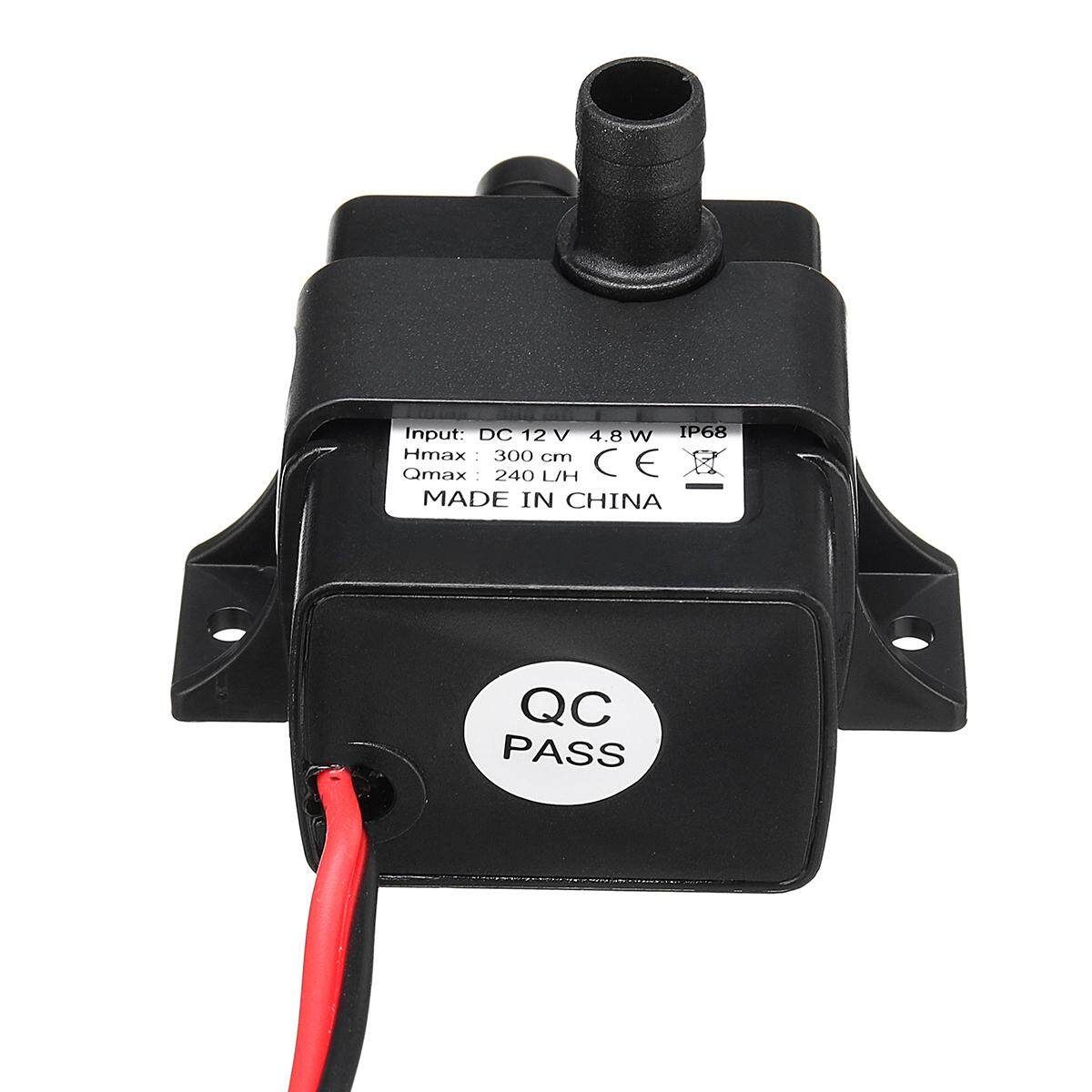 DC12V 3M 240L / H Brushless Submersible Water Pump Fountain Pool Aquarium
