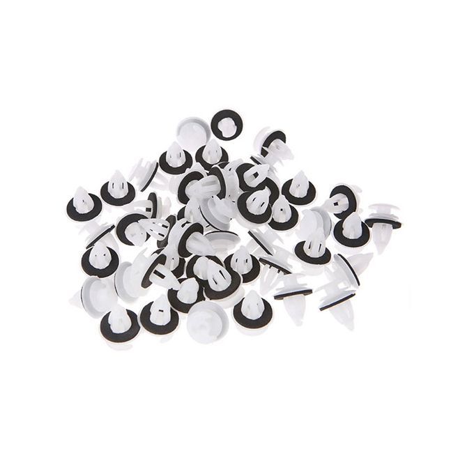 100PCS Car Buckle Plus Sound Insulation Cotton Fixed Door Buckle Interior Panel Decoration Clip