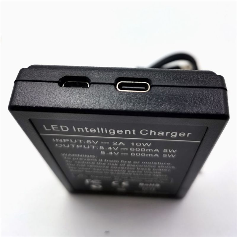 LP-E5 Battery Charger USB Dual Charger for Canon EOS T1I XS XSi EOS 450D 500D 1000D Digital Camera Replacement Charger