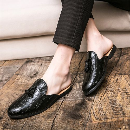 Alencia Half Shoes Mules - Black