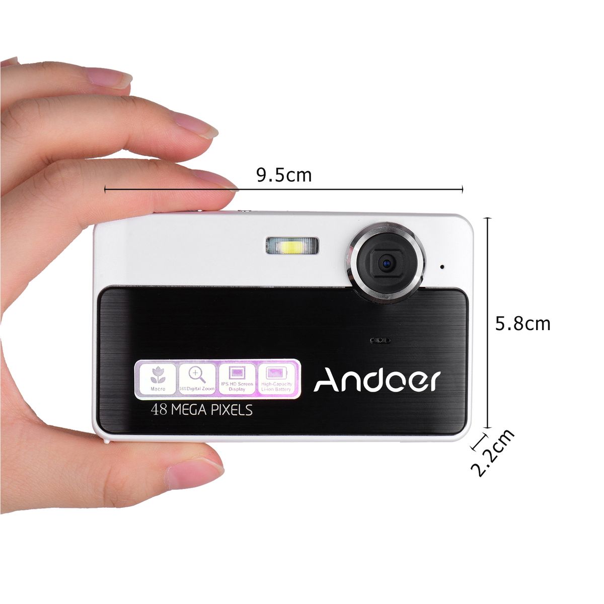 4K  Digital Camera Video Camcorder 48MP 2.4 Inch IPS Screen