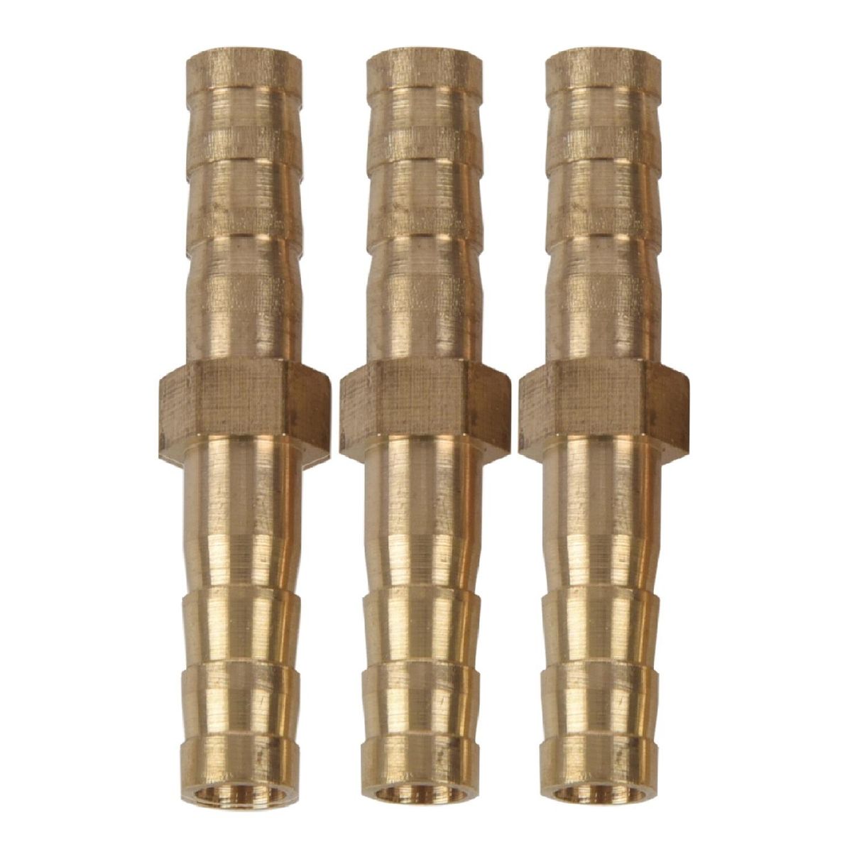 5pcs 6mm Inner Dia Air Straight Hose Pipe Barb Coupler Connector