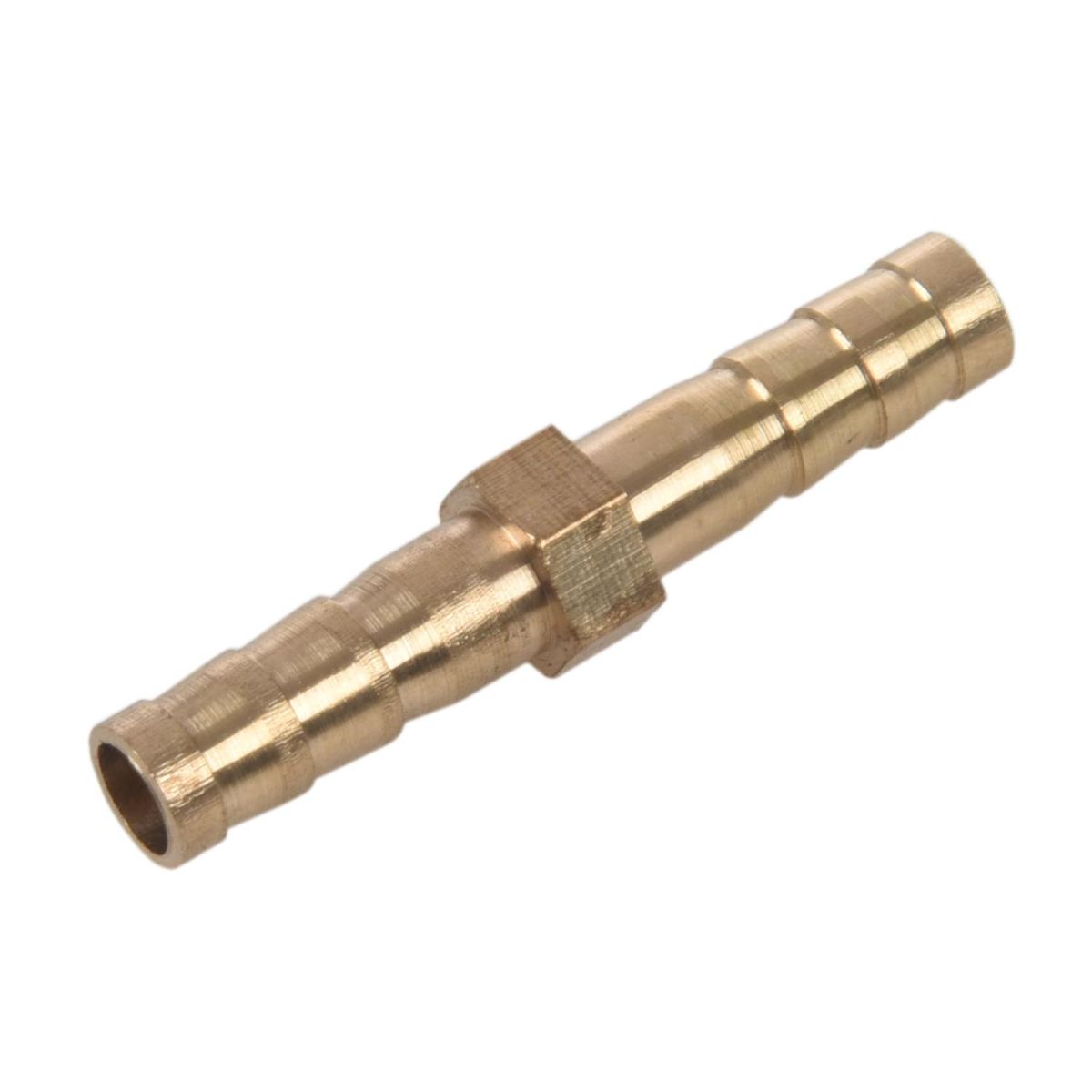 5pcs 6mm Inner Dia Air Straight Hose Pipe Barb Coupler Connector