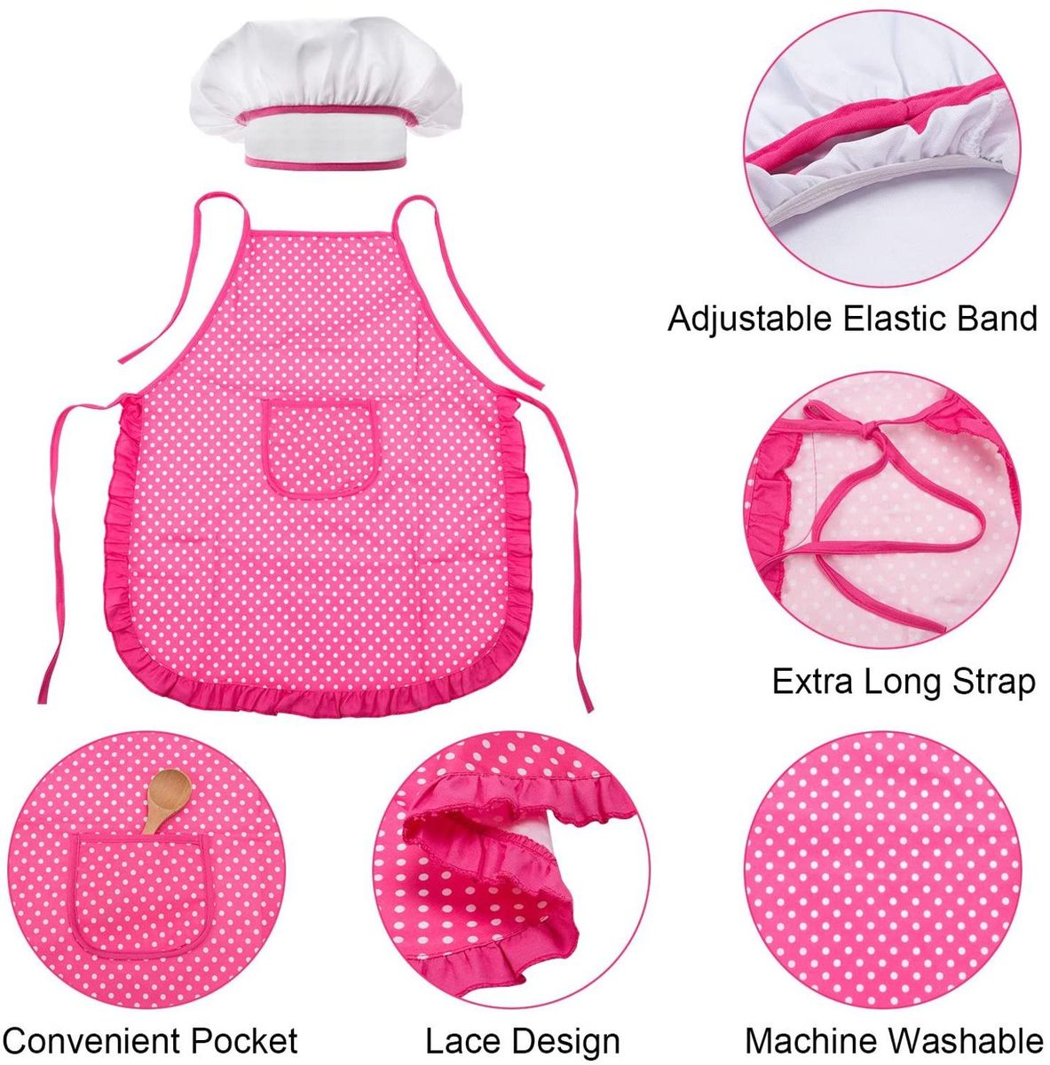 For Girls, And Chef Role Boy Kitchen Play, Costume Kids