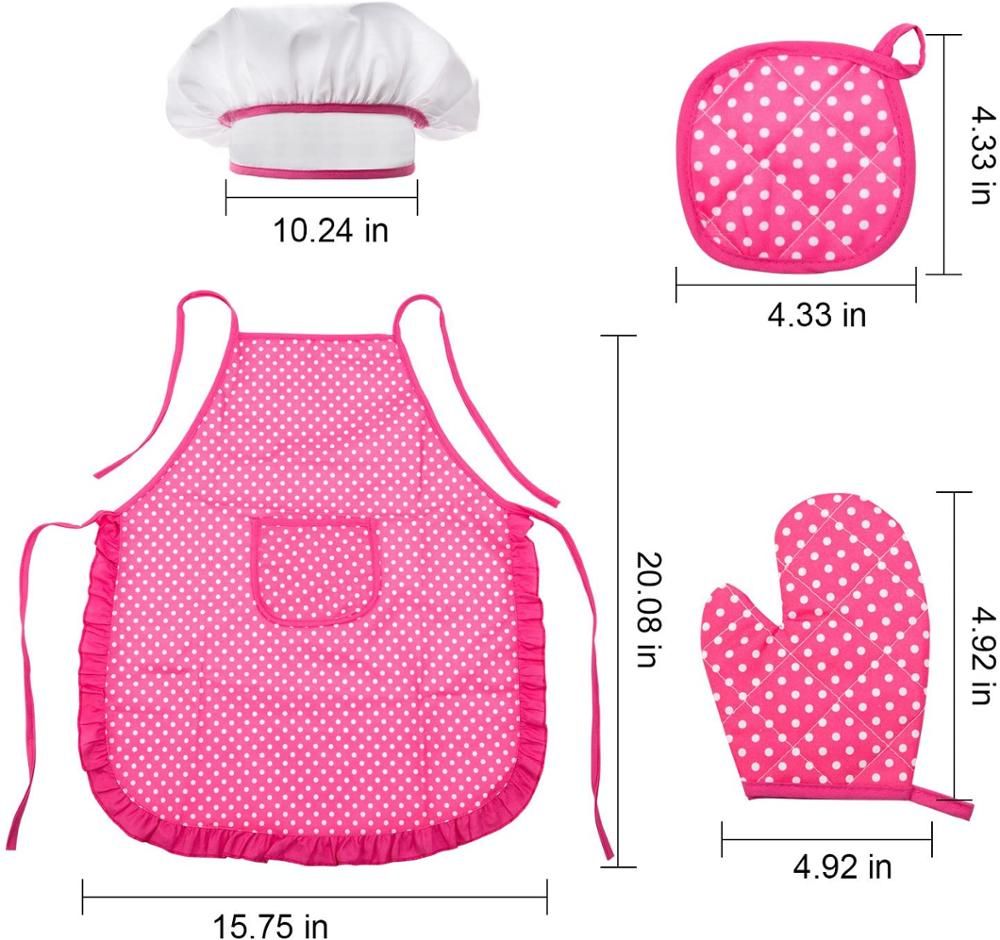 For Girls, And Chef Role Boy Kitchen Play, Costume Kids