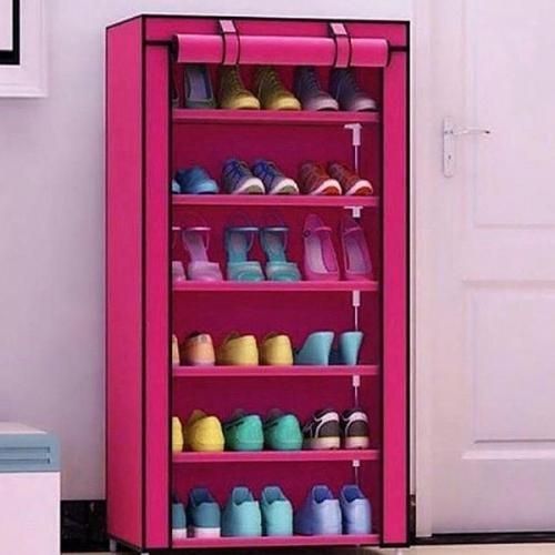 Shoe Rack With Fabric Cover