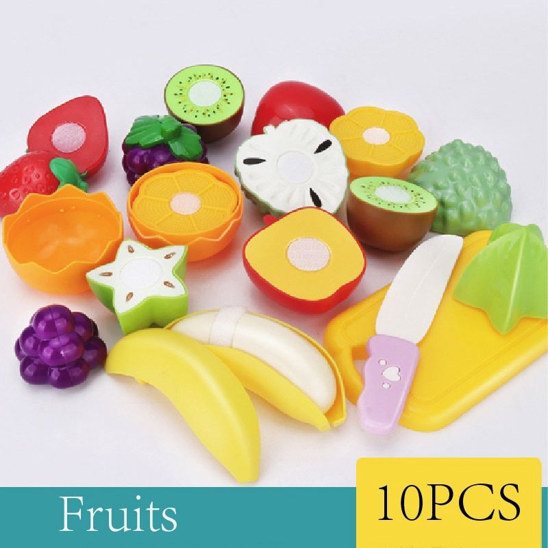 Plastic Cutting Pretend Children Play House Role Fruit Toy