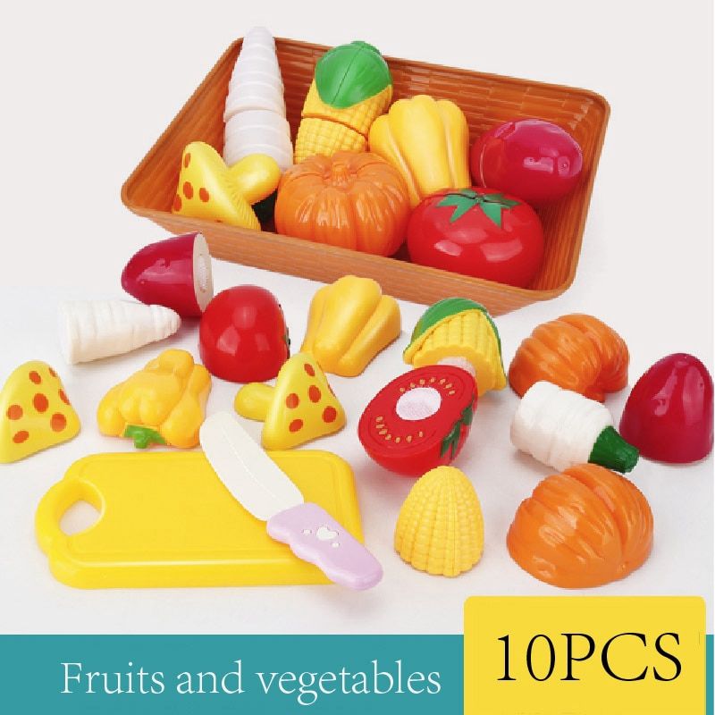 Plastic Cutting Pretend Children Play House Role Fruit Toy