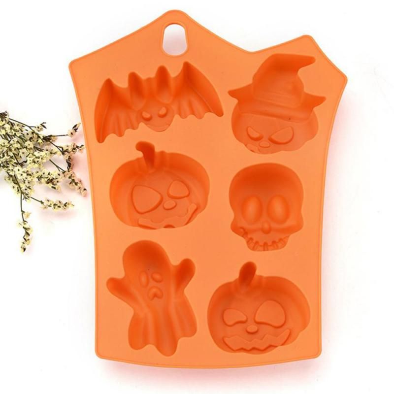 6 Cavities Pumpkin Cake Mold  Halloween Holiday  Pumpkin