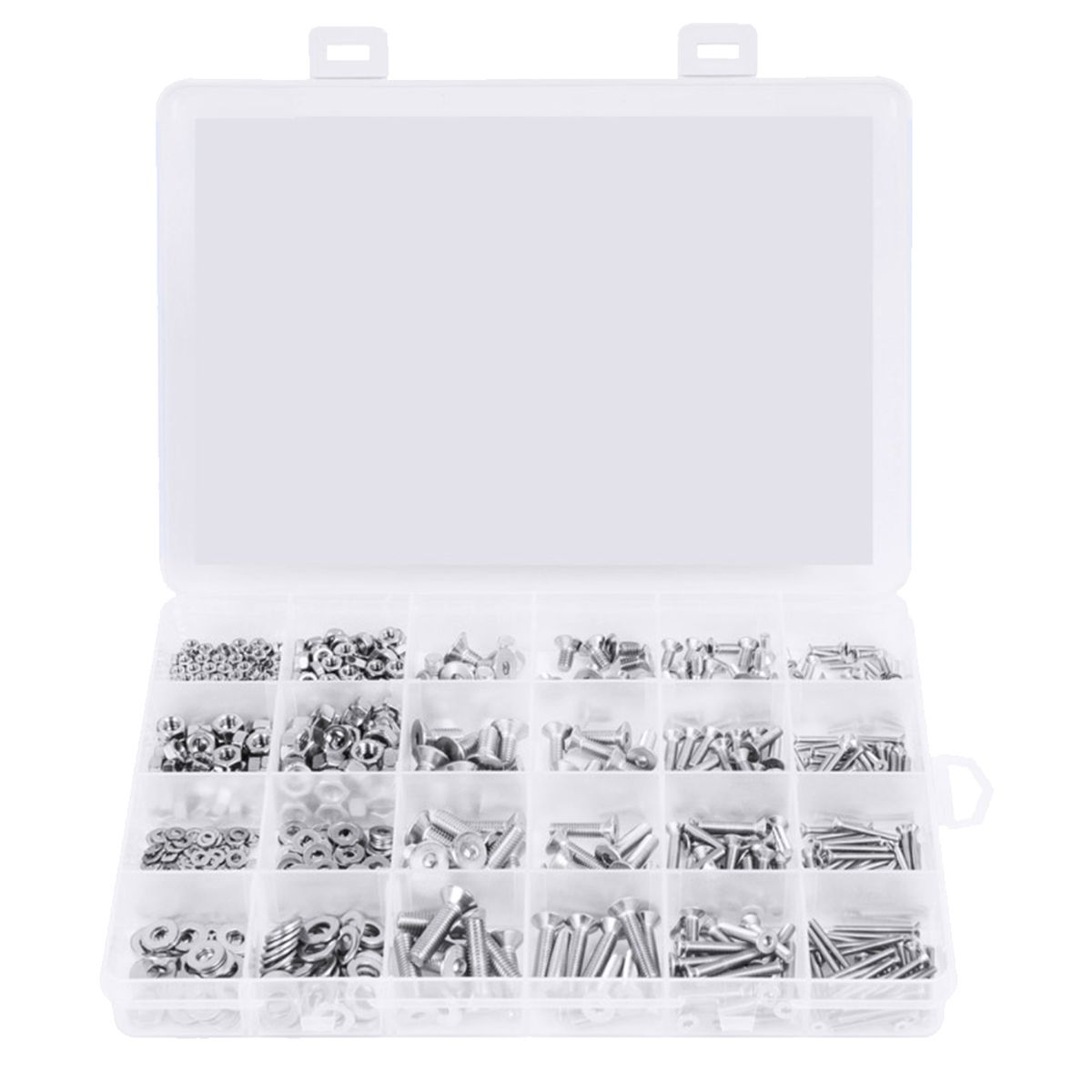 880Pcs 304 Stainless Steel Countersunk Head Hexagon