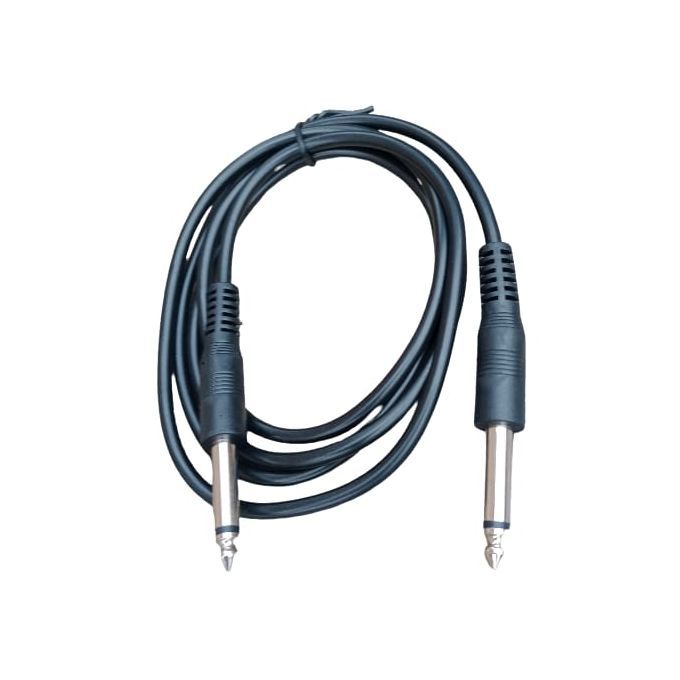 5Pcs 6.5mm Jack Adapter Male To Male Audio Cable 1.5m